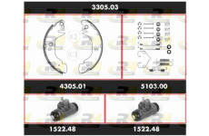 Souprava brzd, bubnova brzda ROADHOUSE 3305.03