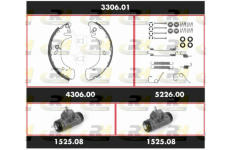 Souprava brzd, bubnova brzda ROADHOUSE 3306.01