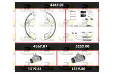 Souprava brzd, bubnova brzda ROADHOUSE 3367.01