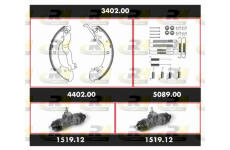 Souprava brzd, bubnova brzda ROADHOUSE 3402.00