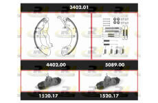 Souprava brzd, bubnova brzda ROADHOUSE 3402.01