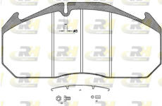 Sada brzdových destiček, kotoučová brzda ROADHOUSE JSX 2506.31