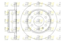 Brzdový kotouč ROADHOUSE 61035.00
