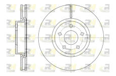 Brzdový kotouč ROADHOUSE 61562.10