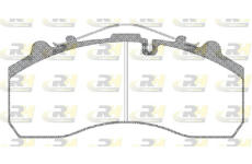 Sada brzdových destiček, kotoučová brzda ROADHOUSE JSX 2637.00