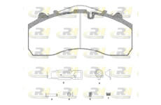 Sada brzdových destiček, kotoučová brzda ROADHOUSE JSX 2637.20