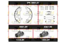 Souprava brzd, bubnova brzda ROADHOUSE SPK 3001.01