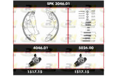 Souprava brzd, bubnova brzda ROADHOUSE SPK 3046.01