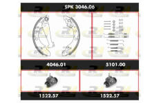 Souprava brzd, bubnova brzda ROADHOUSE SPK 3046.06