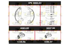 Souprava brzd, bubnova brzda ROADHOUSE SPK 3083.03