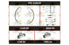 Souprava brzd, bubnova brzda ROADHOUSE SPK 3169.00