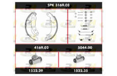 Souprava brzd, bubnova brzda ROADHOUSE SPK 3169.08