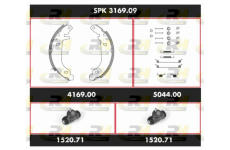 Souprava brzd, bubnova brzda ROADHOUSE SPK 3169.09