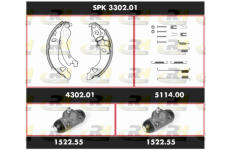 Souprava brzd, bubnova brzda ROADHOUSE SPK 3302.01
