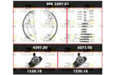 Souprava brzd, bubnova brzda ROADHOUSE SPK 3397.01