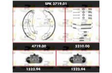 Souprava brzd, bubnova brzda ROADHOUSE SPK 3719.01