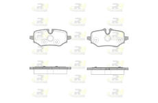 Sada brzdových destiček, kotoučová brzda ROADHOUSE H22013.00