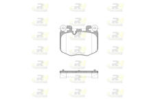 Sada brzdových destiček, kotoučová brzda ROADHOUSE H22040.00