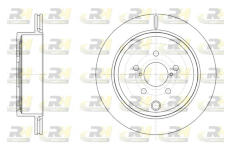 Brzdový kotouč ROADHOUSE 61536.10