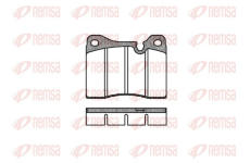 Sada brzdových destiček, kotoučová brzda REMSA 0011.30