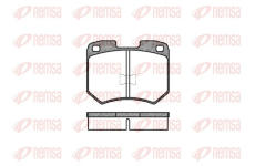 Sada brzdových destiček, kotoučová brzda REMSA 0019.00