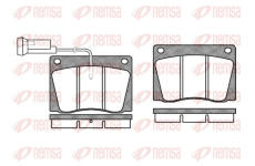 Sada brzdových destiček, kotoučová brzda REMSA 0037.02