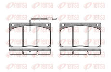 Sada brzdových destiček, kotoučová brzda REMSA 0044.02