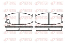 Sada brzdových destiček, kotoučová brzda REMSA 0108.10
