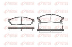 Sada brzdových destiček, kotoučová brzda REMSA 0111.02