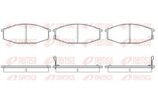 Sada brzdových destiček, kotoučová brzda REMSA 0115.02