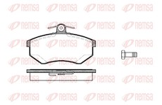 Sada brzdových destiček, kotoučová brzda REMSA 0134.20