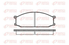 Sada brzdových destiček, kotoučová brzda REMSA 0136.00