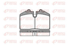 Sada brzdových destiček, kotoučová brzda REMSA 0140.50