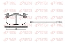 Sada brzdových destiček, kotoučová brzda REMSA 0144.42