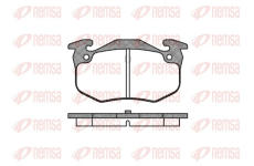 Sada brzdových destiček, kotoučová brzda REMSA 0144.60