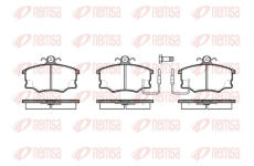 Sada brzdových destiček, kotoučová brzda REMSA 0146.32