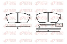 Sada brzdových destiček, kotoučová brzda REMSA 0147.11
