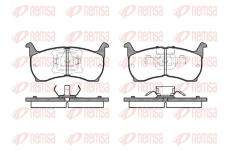 Sada brzdových destiček, kotoučová brzda REMSA 0164.00