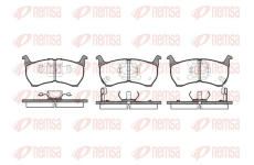 Sada brzdových destiček, kotoučová brzda REMSA 0164.02