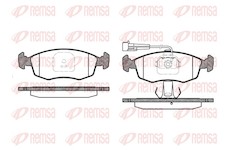 Sada brzdových destiček, kotoučová brzda REMSA 0172.12