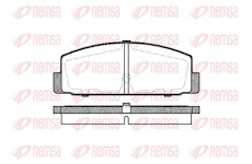 Sada brzdových destiček, kotoučová brzda REMSA 0179.30