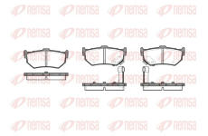 Sada brzdových destiček, kotoučová brzda REMSA 0183.02