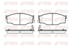 Sada brzdových destiček, kotoučová brzda REMSA 0195.14