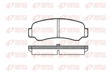 Sada brzdových destiček, kotoučová brzda REMSA 0200.00