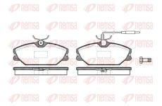 Sada brzdových destiček, kotoučová brzda REMSA 0208.12