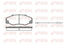 Sada brzdových destiček, kotoučová brzda REMSA 0220.02