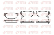 Sada brzdových destiček, kotoučová brzda REMSA 0226.02