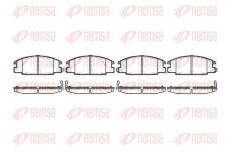 Sada brzdových destiček, kotoučová brzda REMSA 0238.24
