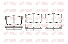 Sada brzdových destiček, kotoučová brzda REMSA 0242.02