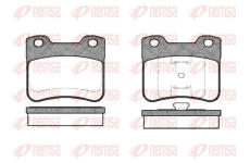Sada brzdových destiček, kotoučová brzda REMSA 0247.10